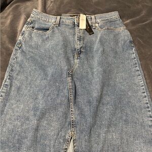 Banana republic blue denim skirt NWT